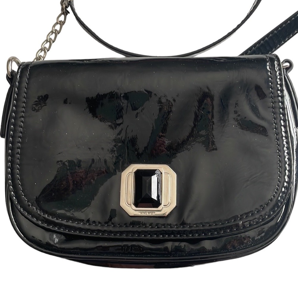Nine West Black Patent Purse